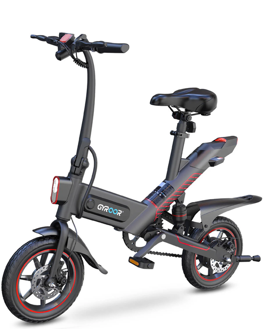 Gyroor C3 Electric Bike 250W, Foldable Design, Dual Disc Brake, LCD Display.