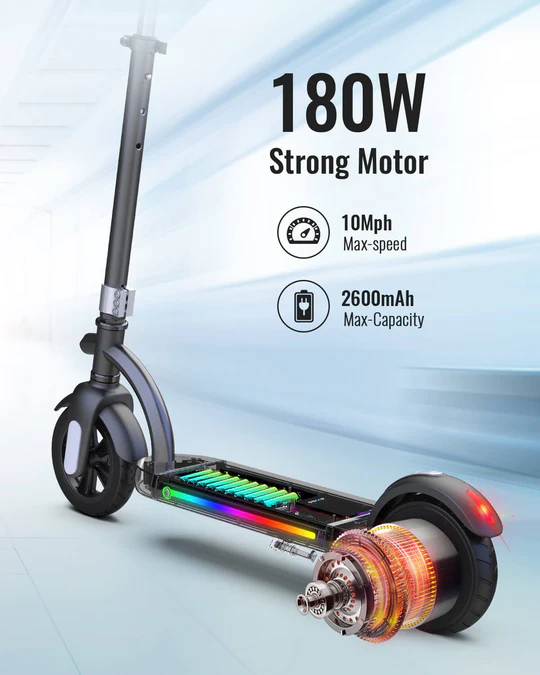 Discover the Gyroor H40 Electric Scooter for kids and teens ages 8-14. Safe, adjustable, and fun with LED lights, dual brakes, and a powerful motor. Ideal for outdoor adventures! Perfect gift.jjk