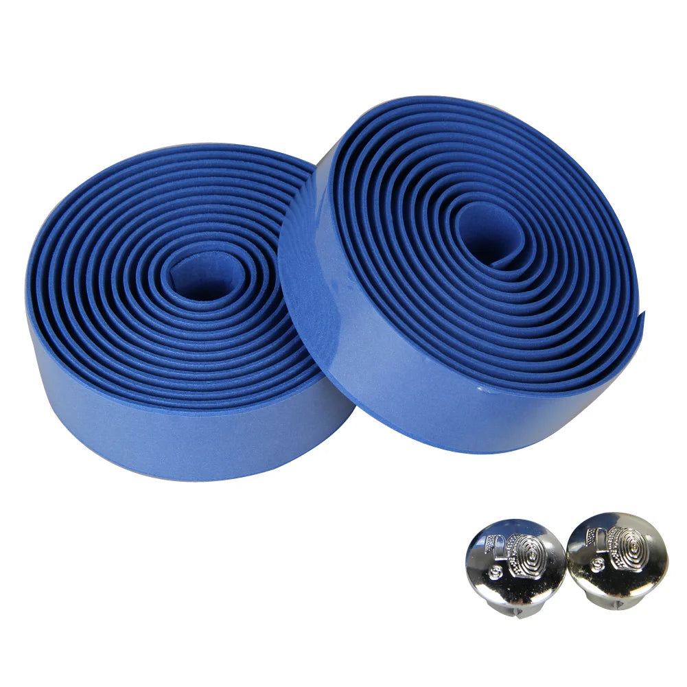 Upgrade your bike with Cork Handlebar Tape. Durable, non-slip, shock-absorbing rubber foam for mountain and road bikes. Easy to install and sweat-resistant.8