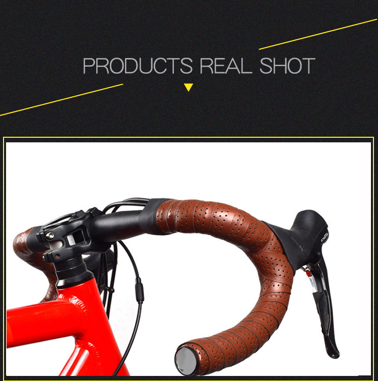 Road Handlebar Tape Bicycle Anti-slip Tape EVA PU Leather Handlebar Tape Wear-resistant Non-slip Cycling Equipment