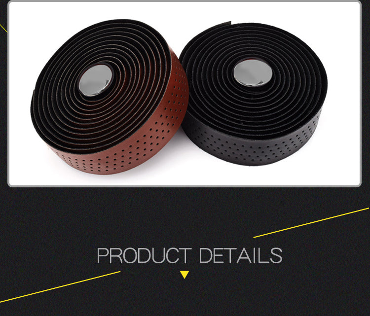 Road Handlebar Tape Bicycle Anti-slip Tape EVA PU Leather Handlebar Tape Wear-resistant Non-slip Cycling Equipment