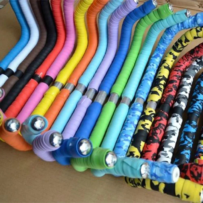 Upgrade your bike with Cork Handlebar Tape. Durable, non-slip, shock-absorbing rubber foam for mountain and road bikes. Easy to install and sweat-resistant.4