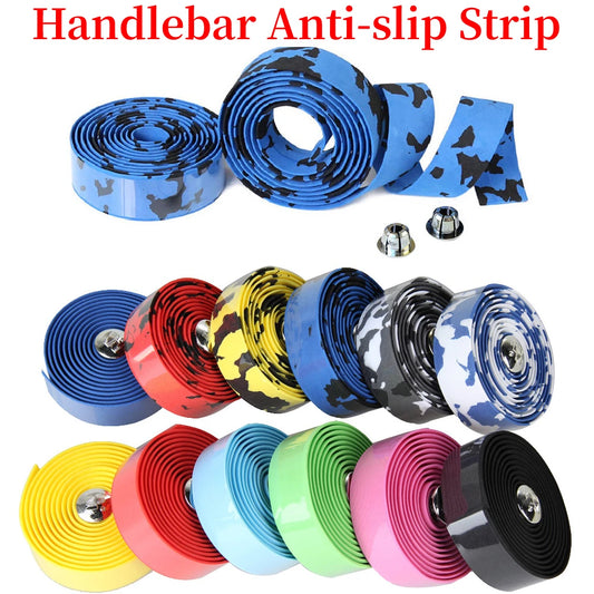 Upgrade your bike with Cork Handlebar Tape. Durable, non-slip, shock-absorbing rubber foam for mountain and road bikes. Easy to install and sweat-resistant.1