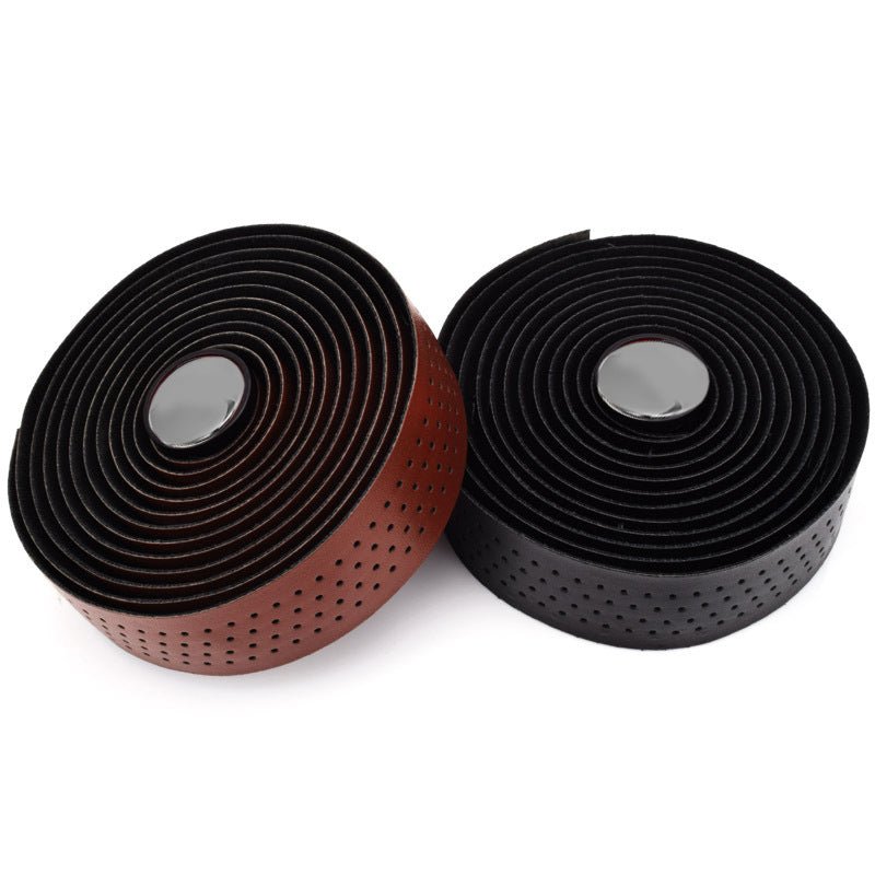 Road Handlebar Tape Bicycle Anti-slip Tape EVA PU Leather Handlebar Tape Wear-resistant Non-slip Cycling Equipment