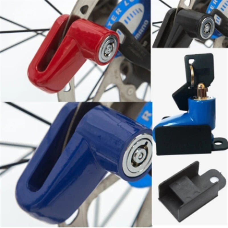 Secure your bike with the durable Bicycle Riding Padlock. Compact, metal construction, and available in Red or Blue. Reliable protection for all your cycling needs.12