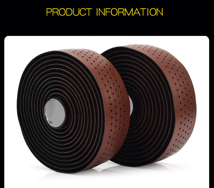 Road Handlebar Tape Bicycle Anti-slip Tape EVA PU Leather Handlebar Tape Wear-resistant Non-slip Cycling Equipment